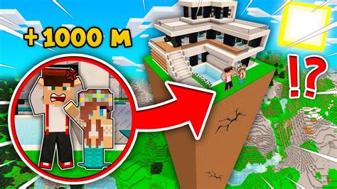 OGROMNA WIEŻA NA KTÓREJ POJAWIŁ SIĘ MÓJ DOM W MINECRAFT GPLAY LUMI