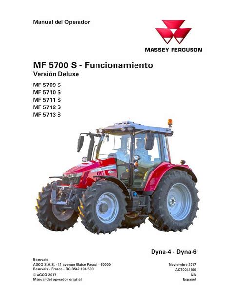 Massey Ferguson S S S S S Efficient Tractor Pdf