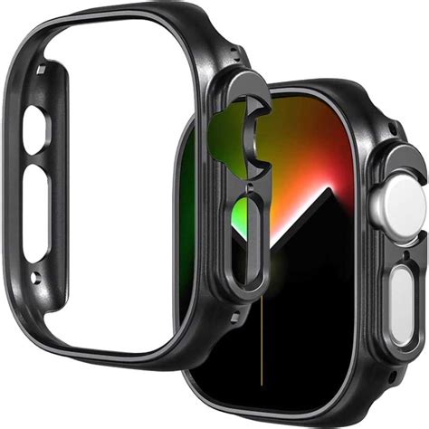 Apple Watch Ultra 49mm アップルウォッチ ウルトラ バンパーケース プロテクター 保護ケース ポリカーボネット素材 衝撃吸収 簡易着脱 10002133royal