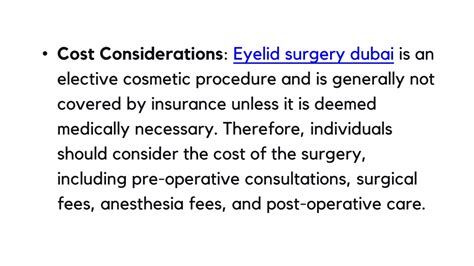 Ppt Eyelid Surgery In Dubai Pros And Cons Powerpoint Presentation Free Download Id12221468