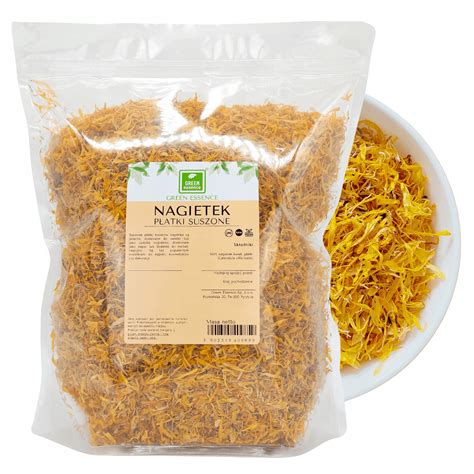 Nagietek Lekarski kwiaty nagietka płatki suszone 250g Naturalny jadalne