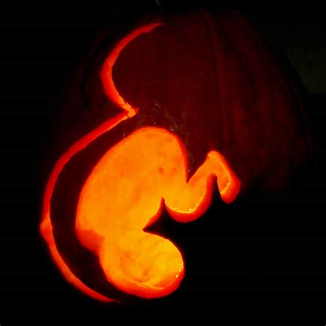 Stand And Deliver Pregnant Pumpkin