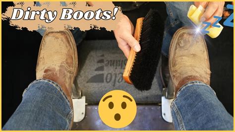 Dirty Boots Brought Back To Life Angelo Shoe Shine ASMR YouTube