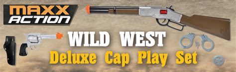 Amazon Wild West Cap Play Gun Toy Blaster Play Set Piece