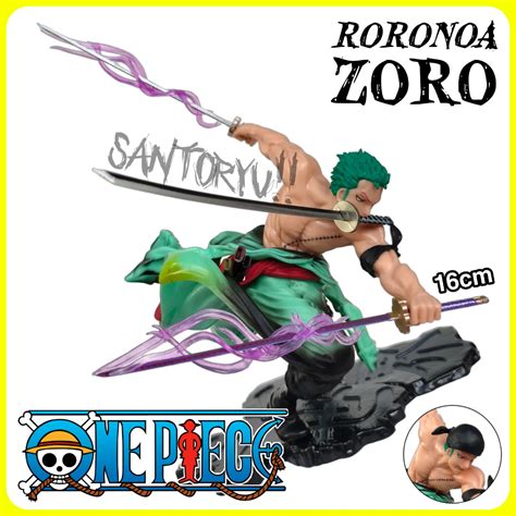 Jual Action Figure ONE PIECE RORONOA ZORO SANTORYU Miniatur