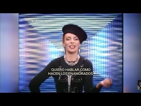 Eurythmics Here comes the rain again subtitulada en español YouTube