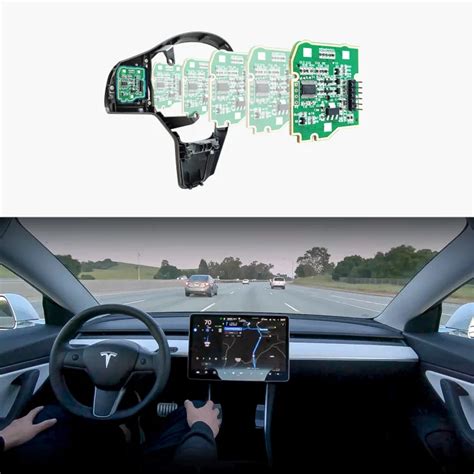 Tesla Model 3 Y Steering Wheel FSD Autopilot Assist AP Chip