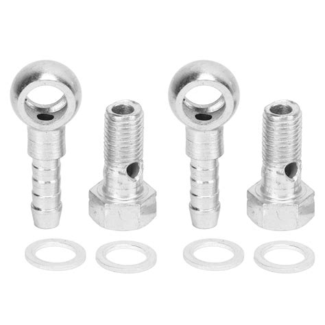 M8 Turbocharger Banjo Hose Bolt Brake Line Fittings Adapters Washers Stainless Steel for 4?5mm ...