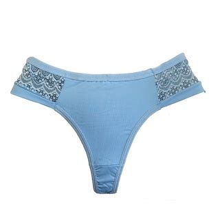 Kit Calcinhas Tanga Lingerie Em Renda Natalia Microfibra Poliamida