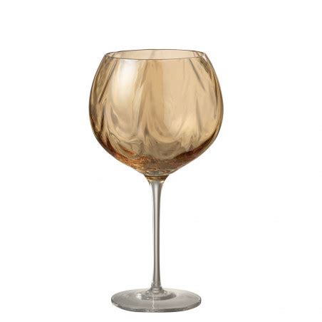 Verre A Vin Irregulier Verre Ambre J Line