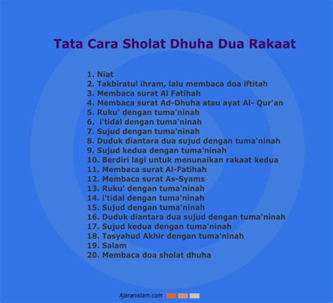 Detail Bacaan Surat Dalam Shalat Dhuha Koleksi Nomer 13