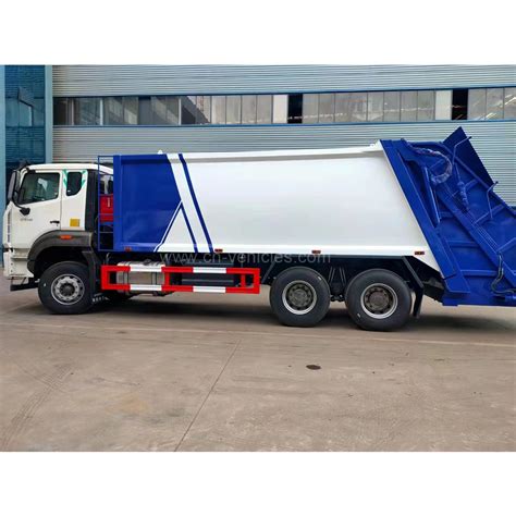 HOWO Hohan 18cbm Waste Compression Compactor Garbage Truck China