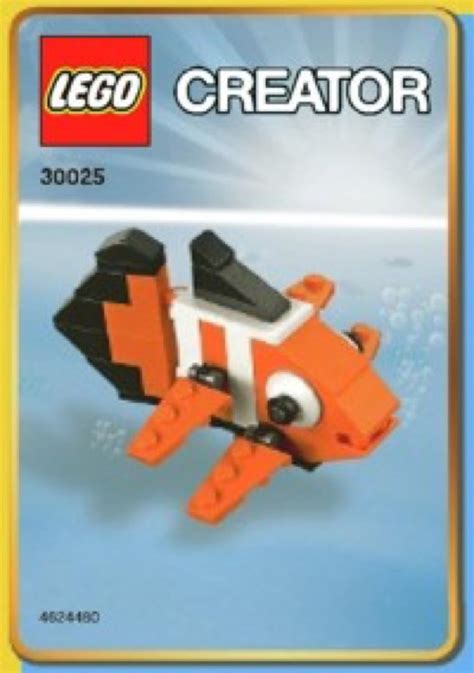 Lego 30025 Clown Fish Instructions Creator Promotional