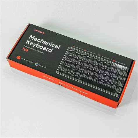Zifriend T Keys Mechanical Keyboard Rgb Backlit Hot Swappable