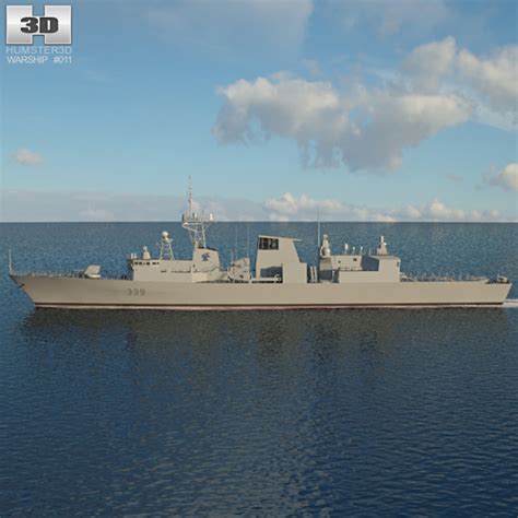 Halifax class frigate 3D model - Ship on Hum3D