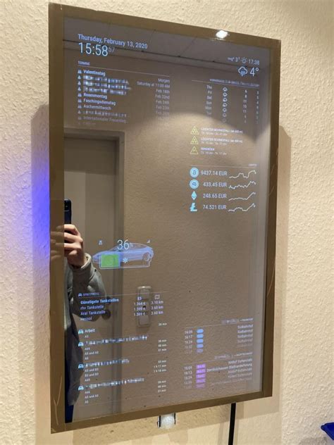 Alexa Or Google Assistant Smart Mirror Hd Display