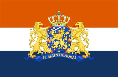 The New Flag Of The Kingdom Of The Netherlands By Blusteraster12 On Deviantart