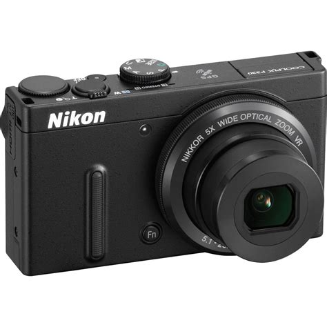 Nikon Coolpix P Digital Camera Black B H Photo Video