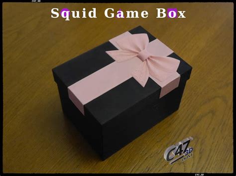 My 3d Printed Squid Game Box With A Card Rsquidgame