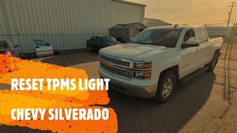 How To Reset Tpms On Chevy Silverado