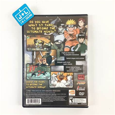 Naruto Ultimate Ninja Ps2 Playstation 2 Pre Owned Naruto Playable Character Playstation