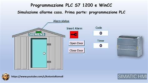 Plc S Hmi Ktp Esempio Controllo Allarme Domestico