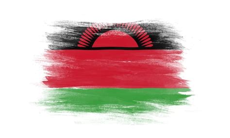 Premium Photo Malawi Flag Brush Stroke National Flag