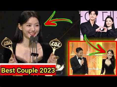 Kim Yoo Jung And Song Kang WIN Best Couple Award At SBS AWARD 2023