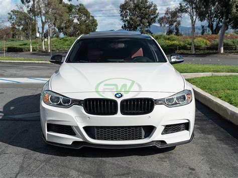 Bmw F30f31 M Sport K Style Carbon Fiber Front Lip 328i 330i 335i 340i