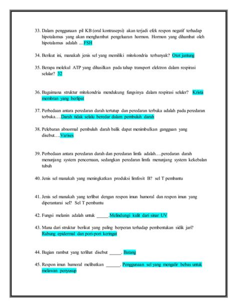 Latihan Soal Dan Pembahasan Biologi Kelas Pdf