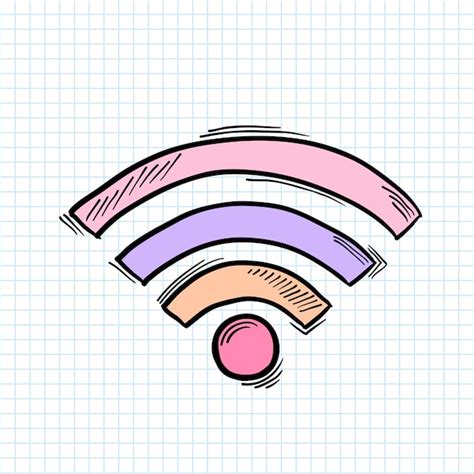 Ilustración De La Señal De Wi Fi Aislada En El Fondo Vector Gratis