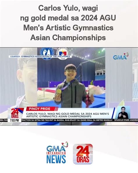 Carlos Yulo Wagi Ng Gold Medal Sa 2024 Agu Men S Artistic Gymnastics