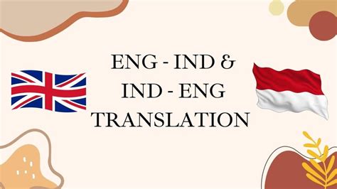 penerjemahan eng ind ind eng translation