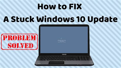 How To Fix A Stuck Windows Update Youtube