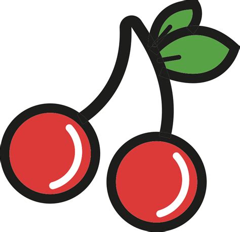 Cartoon Cherry Graphic Illustration Artwork Free Png