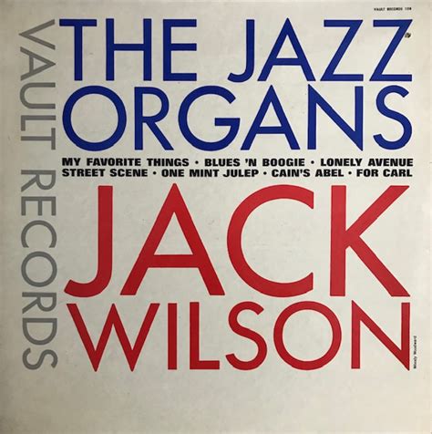 Jack Wilson The Jazz Organs Vault 1963 Flophouse