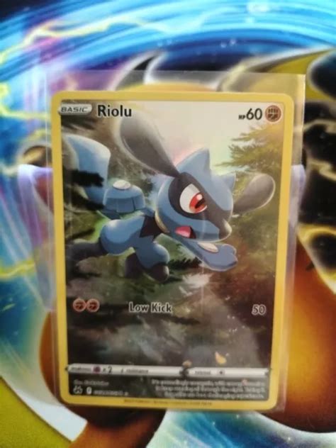 Pok Mon Tcg Riolu Crown Zenith Galarian Gallery Gg Gg Holo Holo