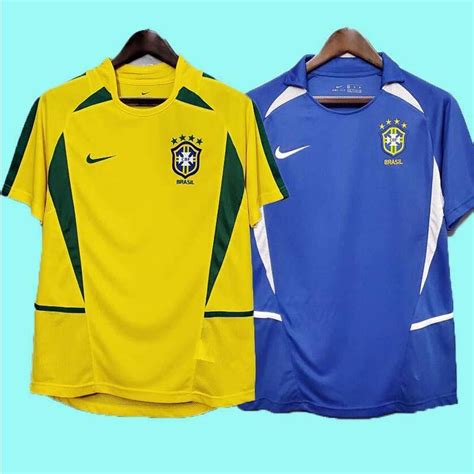 Brasil Camisa Retr De Alta Qualidade S Xl Ronaldo Ronaldinho