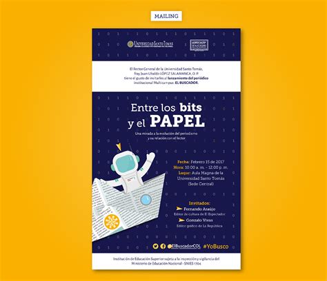 Lanzamiento Periódico El Buscador on Behance