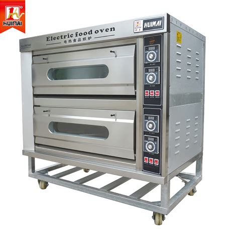 2 Deck 4 Trays Electric Baking Bread Pizza Commercial Bakery Oven