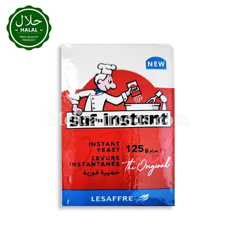 Saf Instant Yeast Red 125g 사프 인스탄트 이스트레드 효모 Mehran Foods Halal Foods In Korea Halal Food