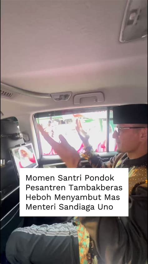 Sandiaga Salahuddin Uno On Twitter Para Santri Santriwati Di Pondok