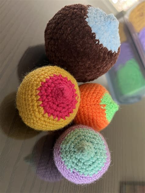 Ravelry Li Titties Crochet Boob Pattern By Knitted Nonsensee