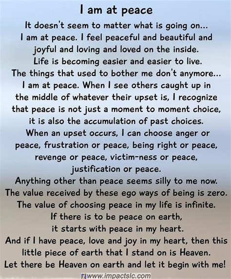 I Am At Peace Quotes. QuotesGram