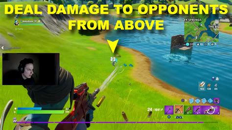 How To Deal Damage To Opponents From Above Fortnite Battle Royale