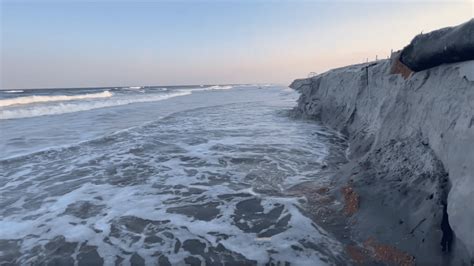 Tidal Flooding Causes Beach Erosion In North Wildwood Wildwood Video