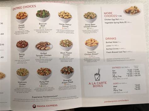 Printable Panda Express Menu Clearance Prices Rbk Bm