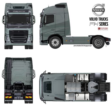 3D Strokes Stroke 168 Volvo FH Series Truck