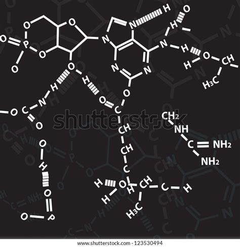 Abstract Chemical Formula Vector Background Stock Vector Royalty Free 123530494 Shutterstock