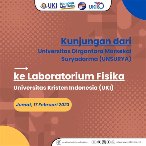 Kunjungan Studi Banding Laboratorium Fisika UKI oleh UNSURYA